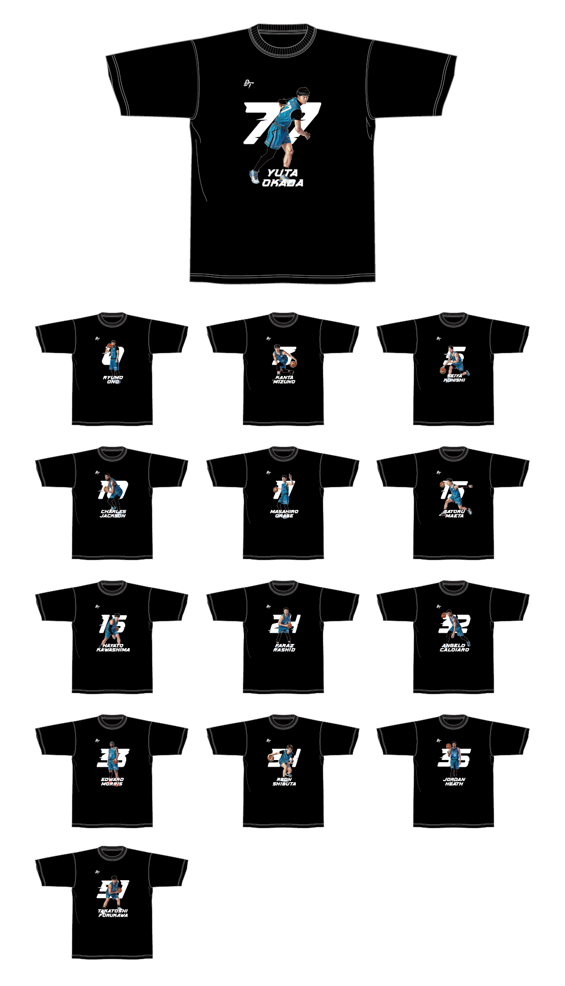 田村大 コラボTシャツ 受注販売のお知らせ | 京都ハンナリーズ